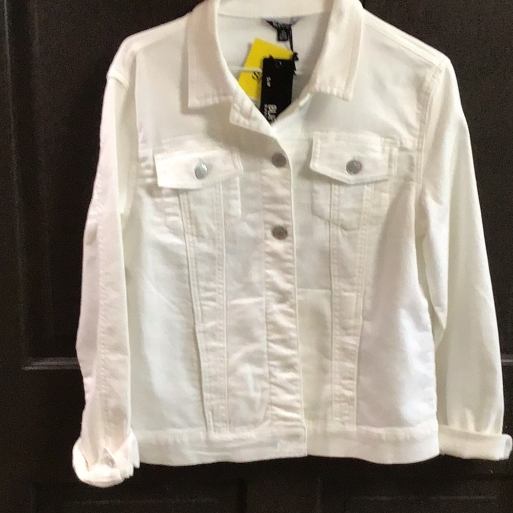 White Jean jacket